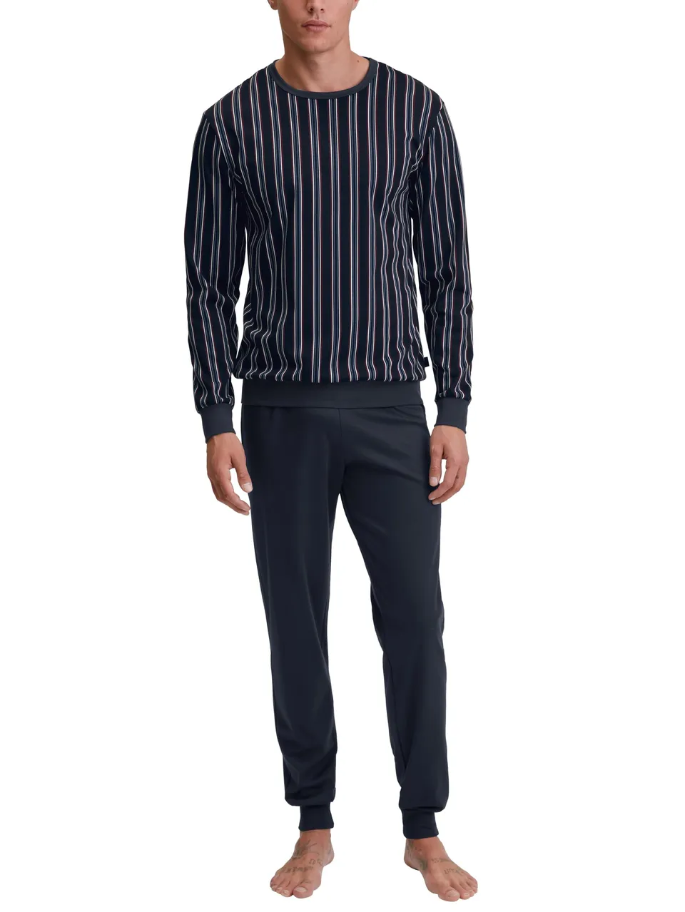 calida-relax-streamline-herren-pyjama-b-ndchen-langarm image 1