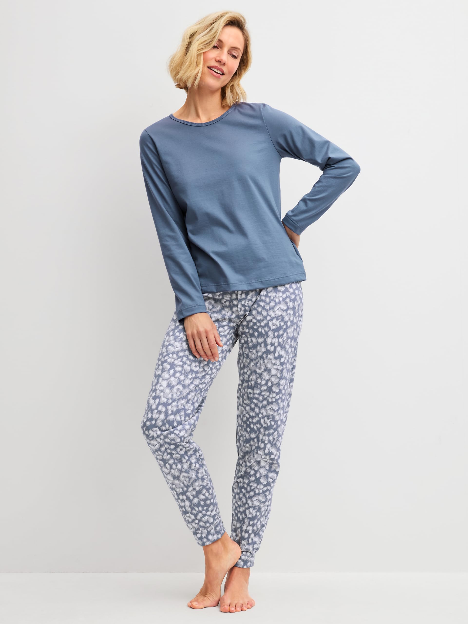calida-favourites-sleep-t-shirt-damen-almond-brown-kurzarm image 5