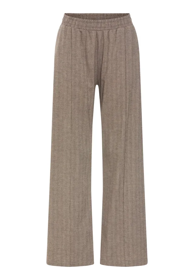 hanro-woolen-luxury-schlafhose-earthy-woven-wolle image 1