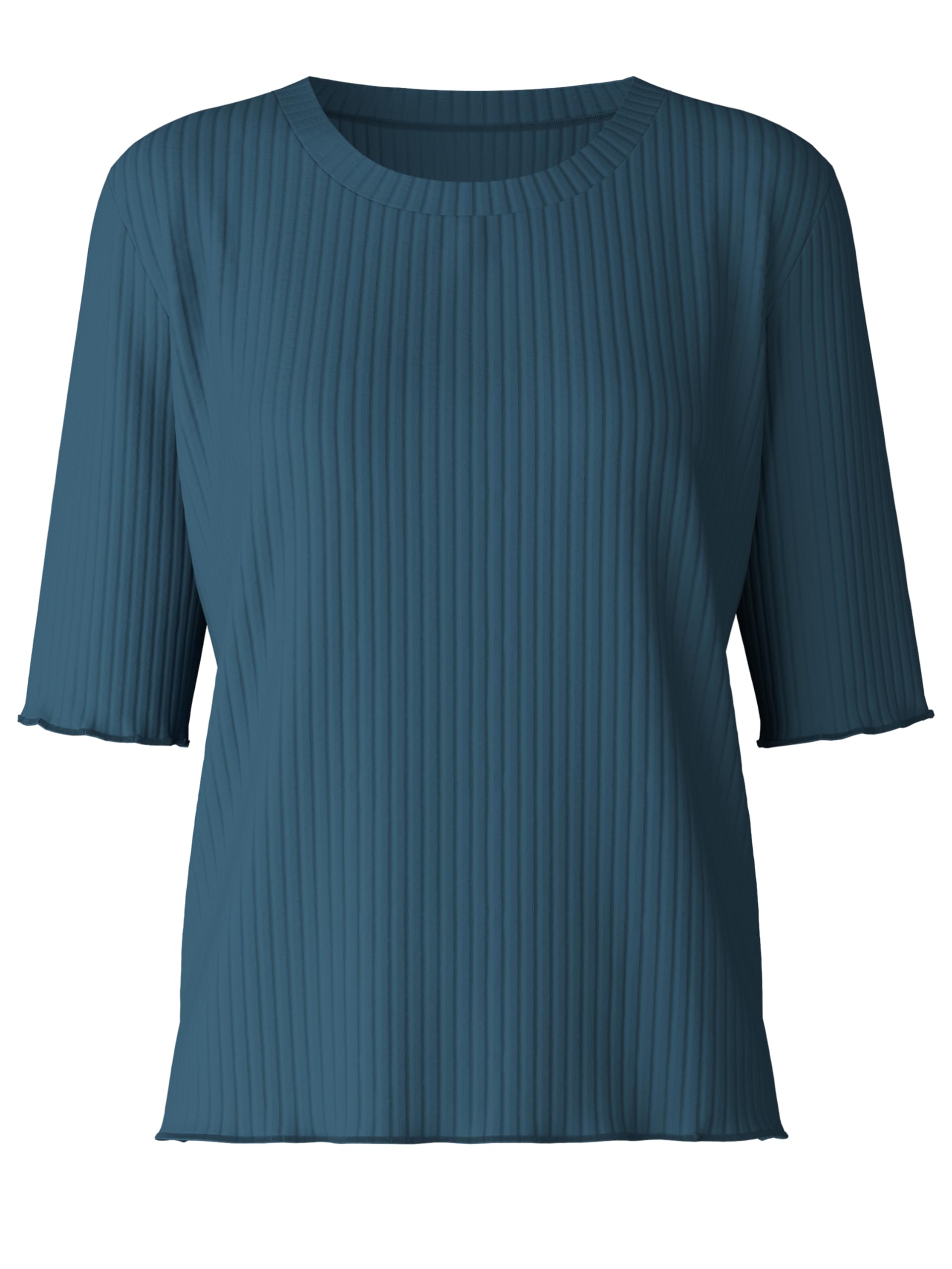 calida-favourites-lounge-t-shirt-damen-baumwoll-ripp-figurnah-basic image 3