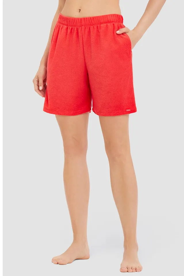 r-sch-be-happy-shorts-orange-frottee-strandhose-baumwolle image 1