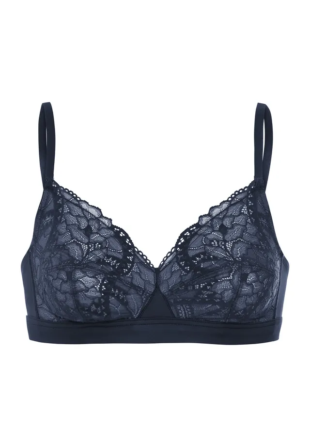 hanro-azelia-soft-bh-deep-navy-spitze-b-gellos image 1
