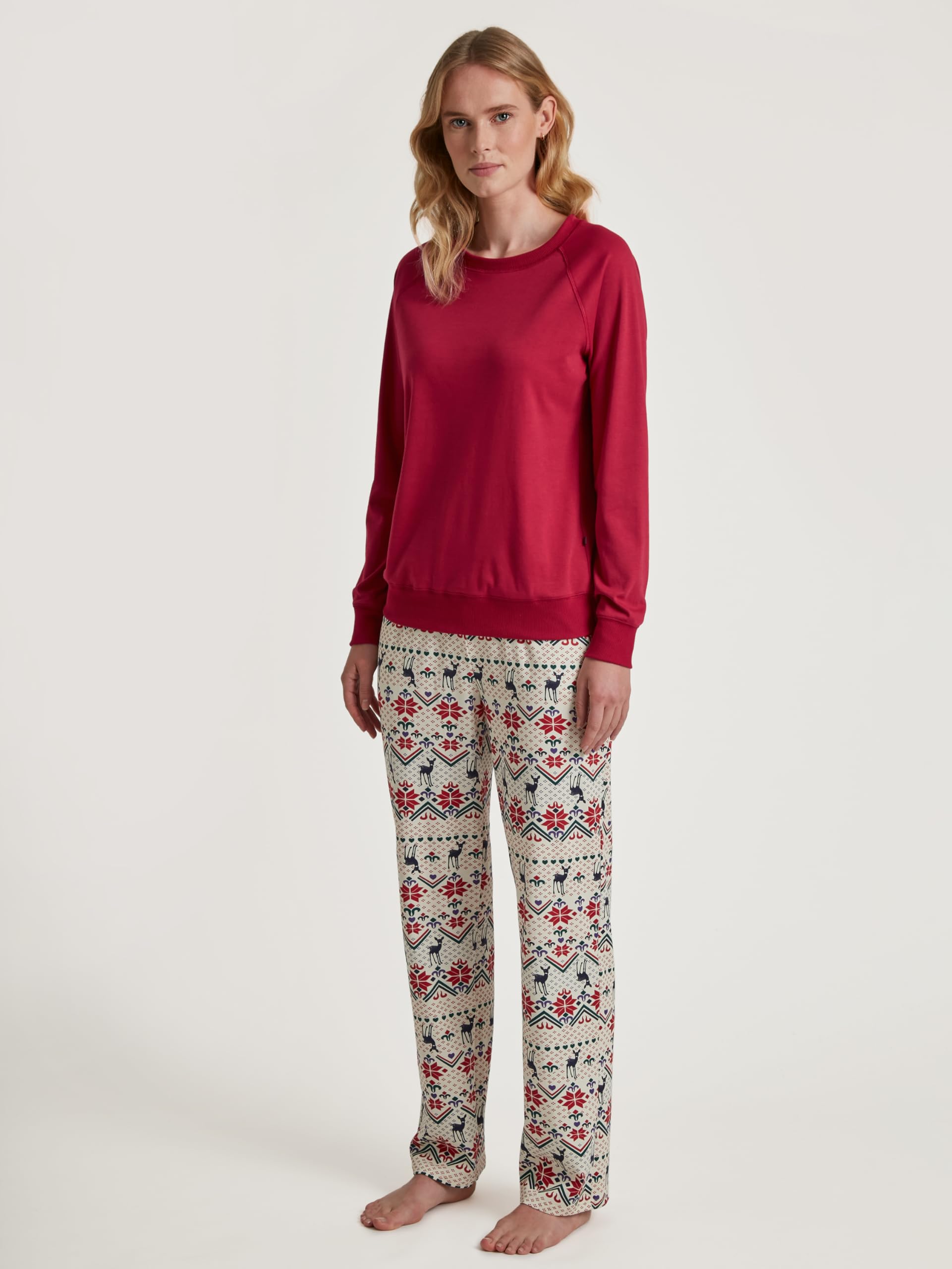 calida-favourites-lounge-t-shirt-langarm-rio-red-48-50 image 6