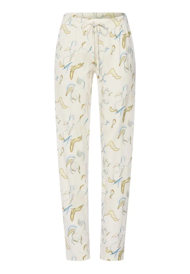 hanro-sleep-lounge-pyjamahose-074845-flowing-paint-modal-damen image 1