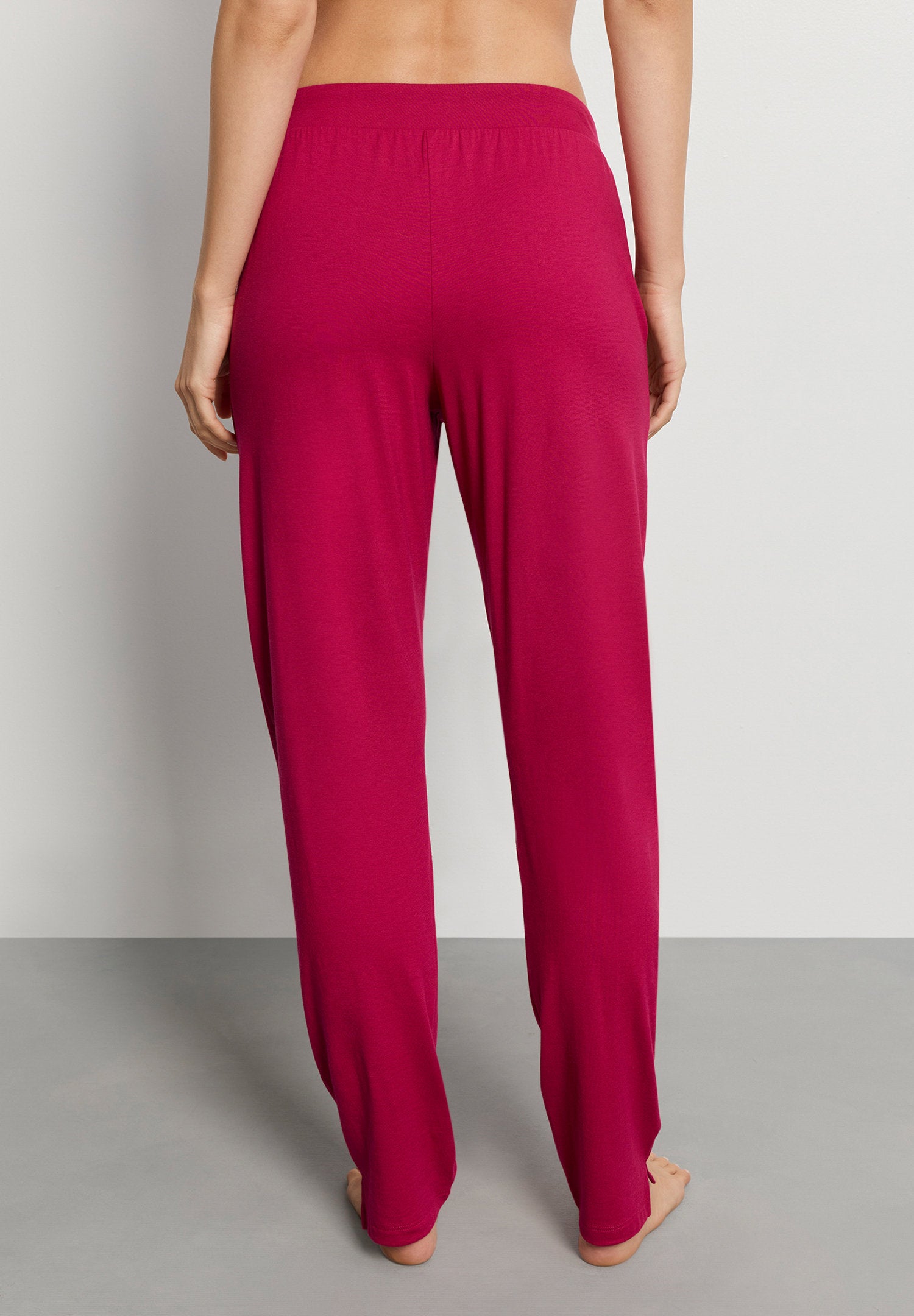 hanro-sleep-lounge-long-pants-schlafhose-light-sangria image 4