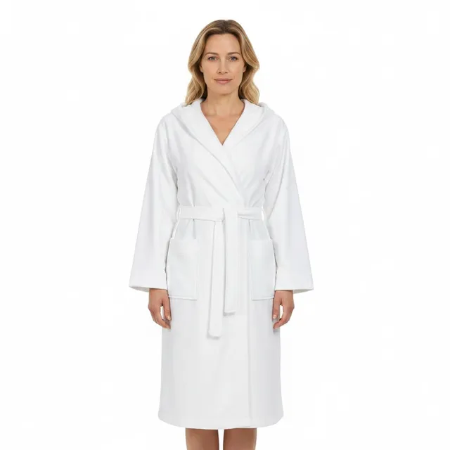 ringella-women-men-bademantel-kapuze-aqua-velours-frottee image 1