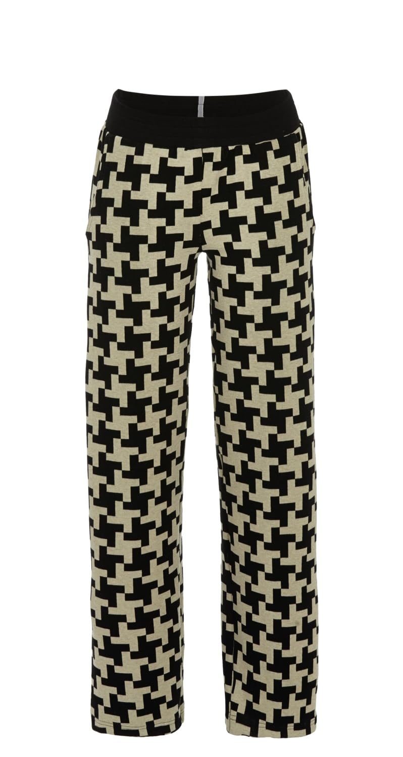 ringella-cherie-line-hose-lang-strick-jacquard-loungehose image 1