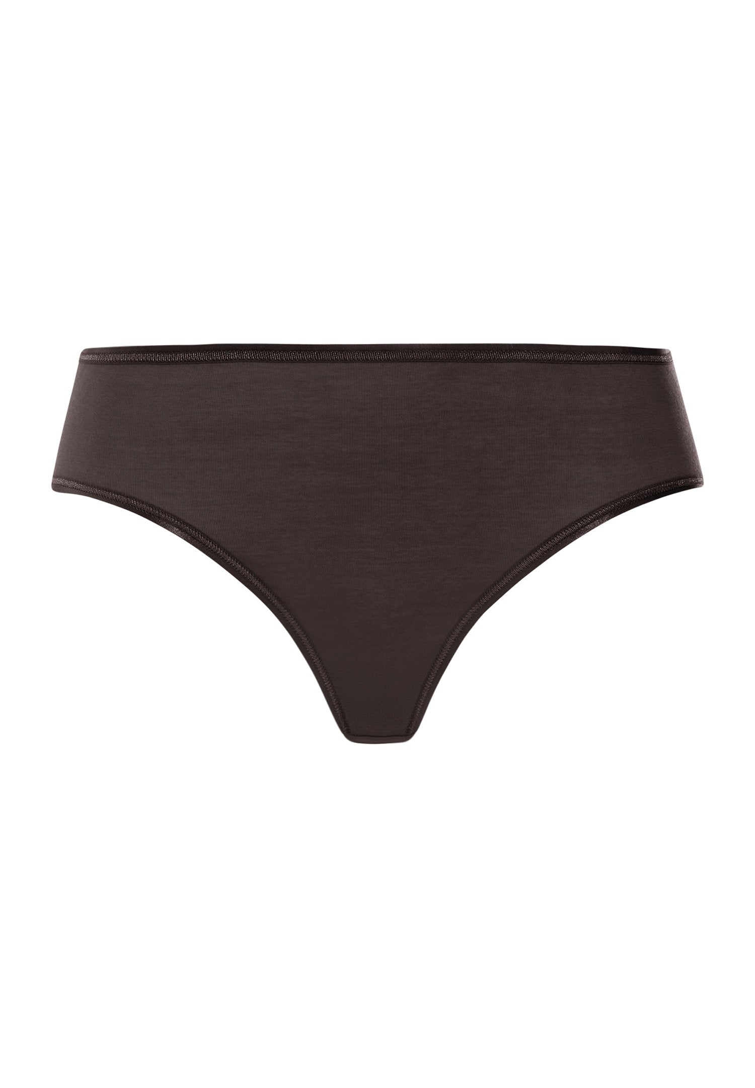 hanro-cotton-seamless-midi-slip-damen-dark-mocha image 1