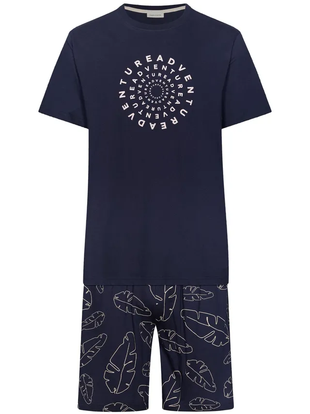pastunette-adventure-shortama-blau-herren-baumwolle image 1