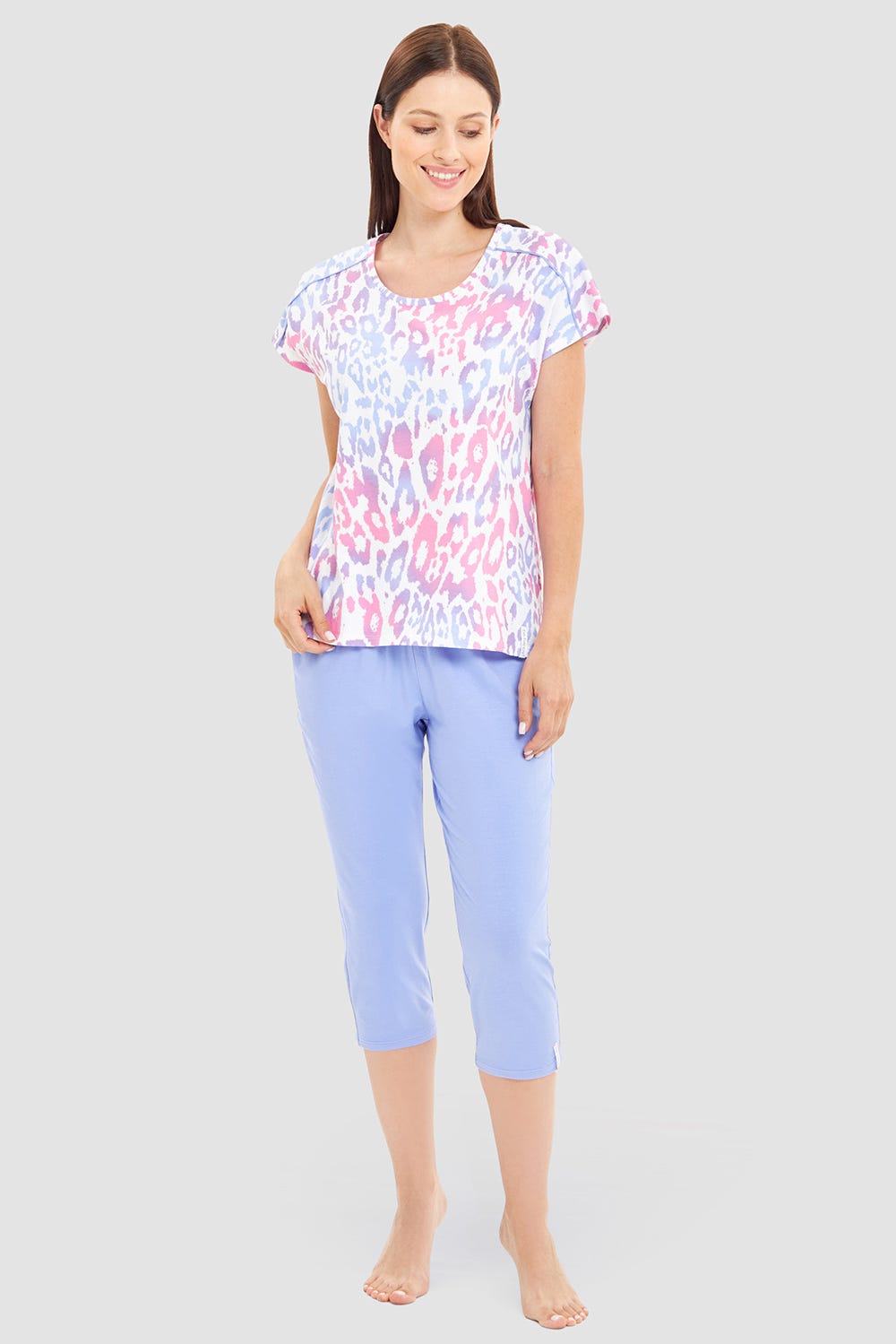 r-sch-be-happy-3-4-hose-caprihose-violett-mit-taschen image 4