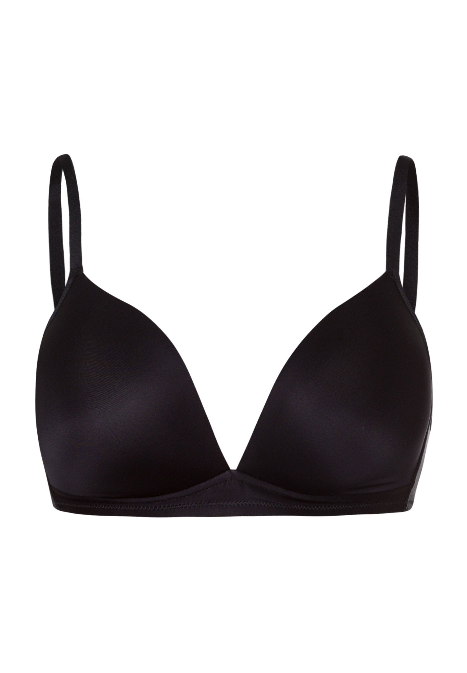 hanro-satin-deluxe-soft-bh-schwarz-leicht-gepolstert image 1