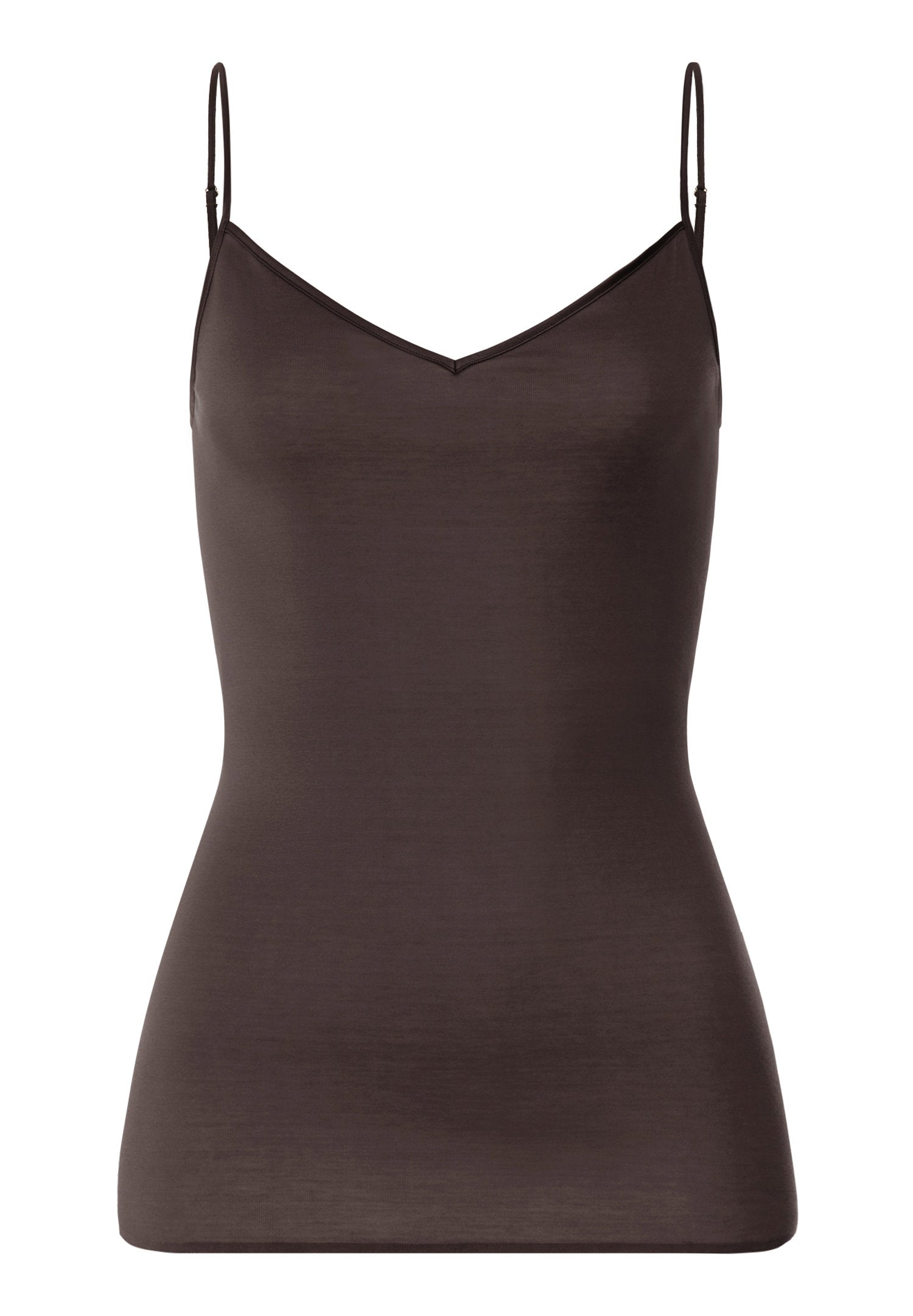 hanro-cotton-seamless-071601-top-dark-mocha-nahtlos image 1