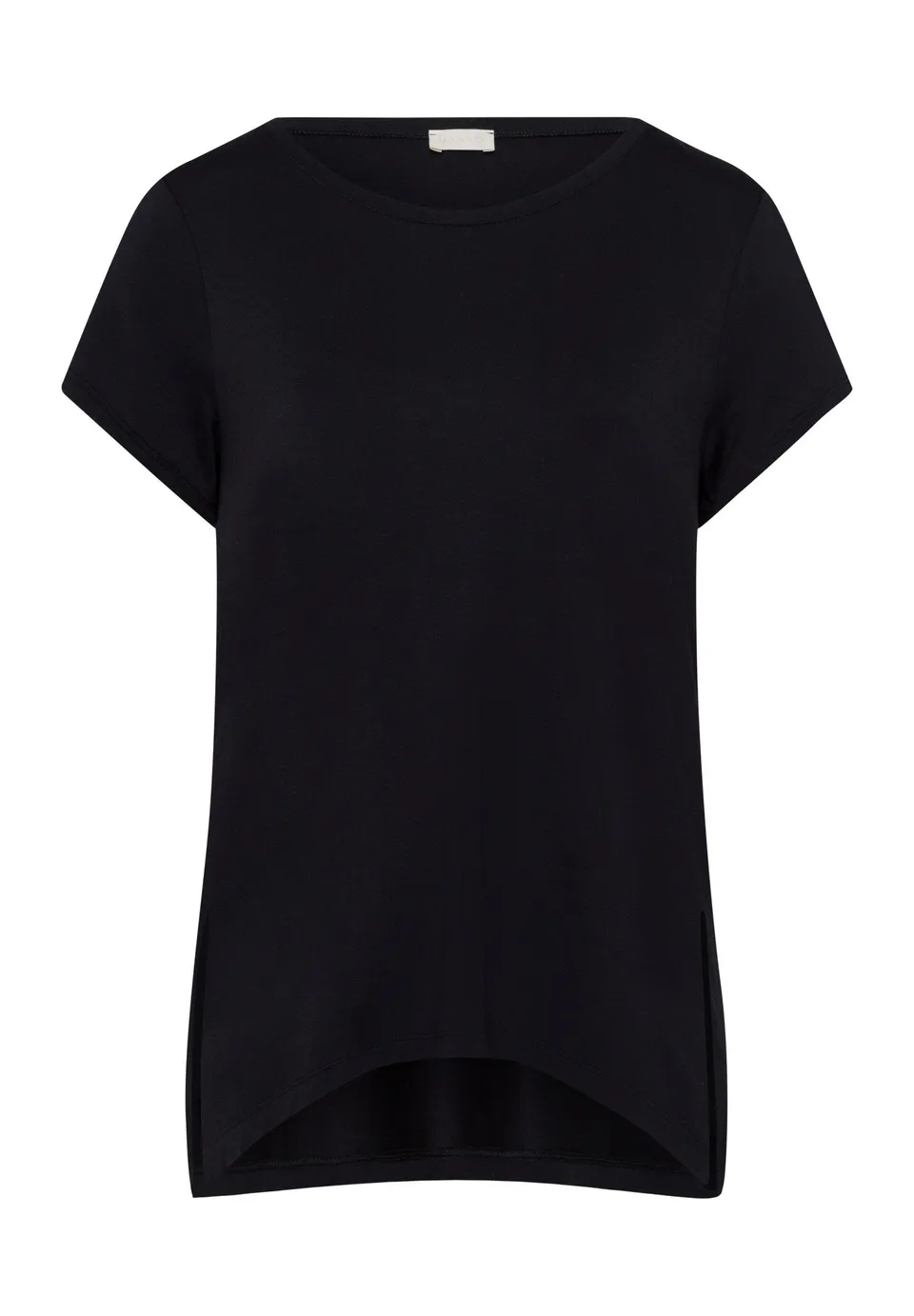 hanro-yoga-kurzarm-shirt-micromodal-black-beauty image 1