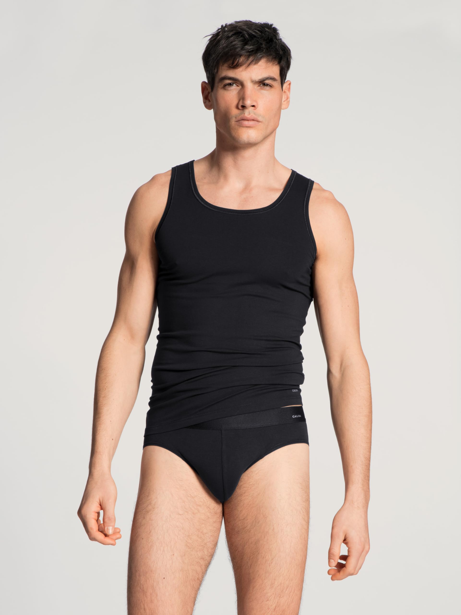 calida-cotton-code-unterhemd-herren-schwarz-baumwolle image 3