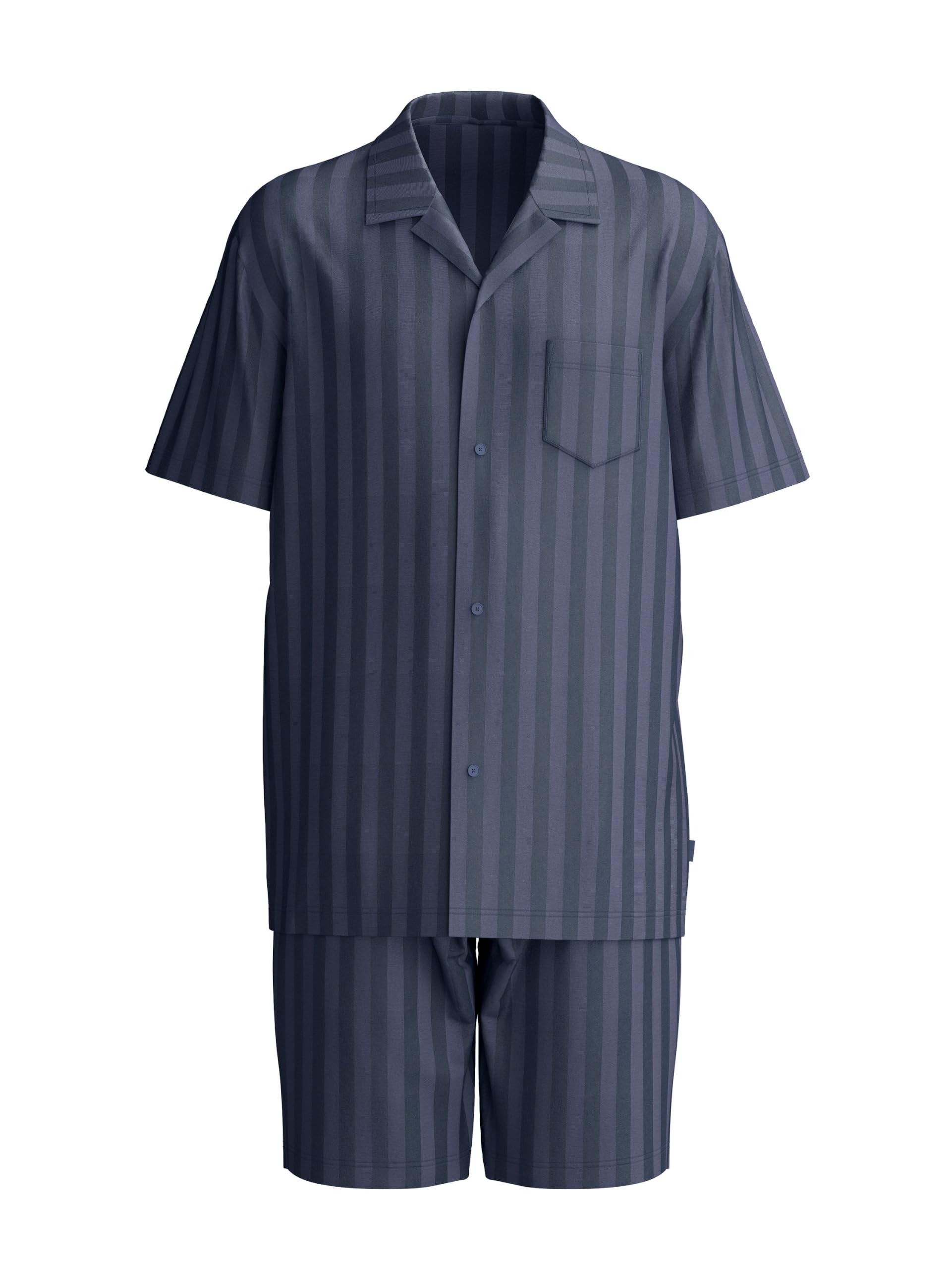 calida-relax-lux-kurz-pyjama-herren-50-streifen image 4