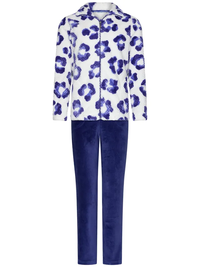rebelle-leopard-lilac-hausanzug-lila-fleece-zweiteilig image 1