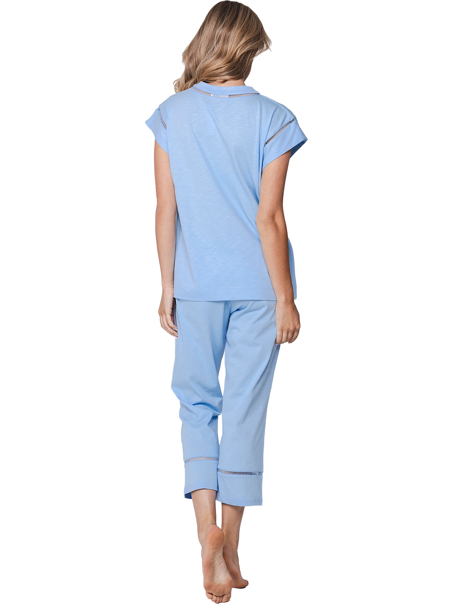 pastunette-premium-skyway-pyjama-hellblau-baumwolle image 5