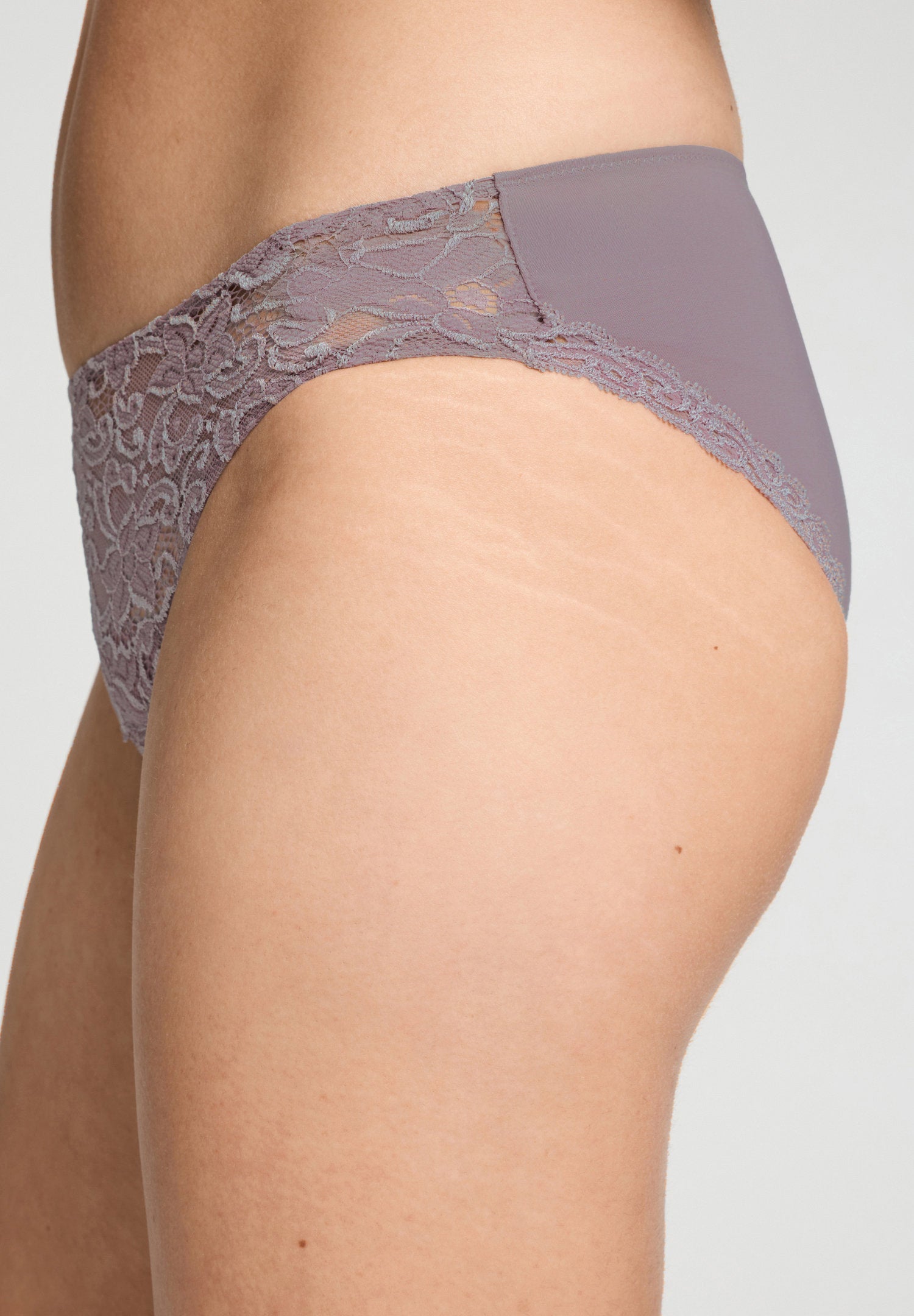 hanro-moments-mini-slip-stormy-rose-baumwolle-spitze image 6