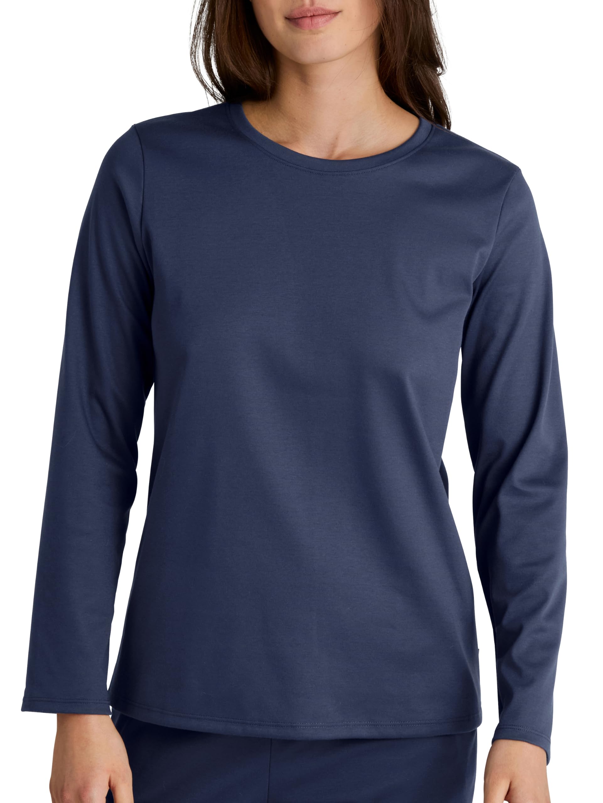 calida-favourites-langarmshirt-damen-v-neck-supima-baumwolle image 7
