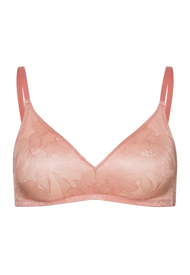 hanro-tina-soft-cup-bra-bh-damen-mocha-powder-spitze image 1
