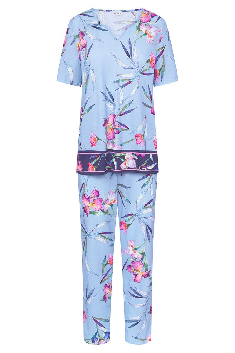 r-sch-be-happy-pyjama-lang-blau-baumwolle-modal image 2