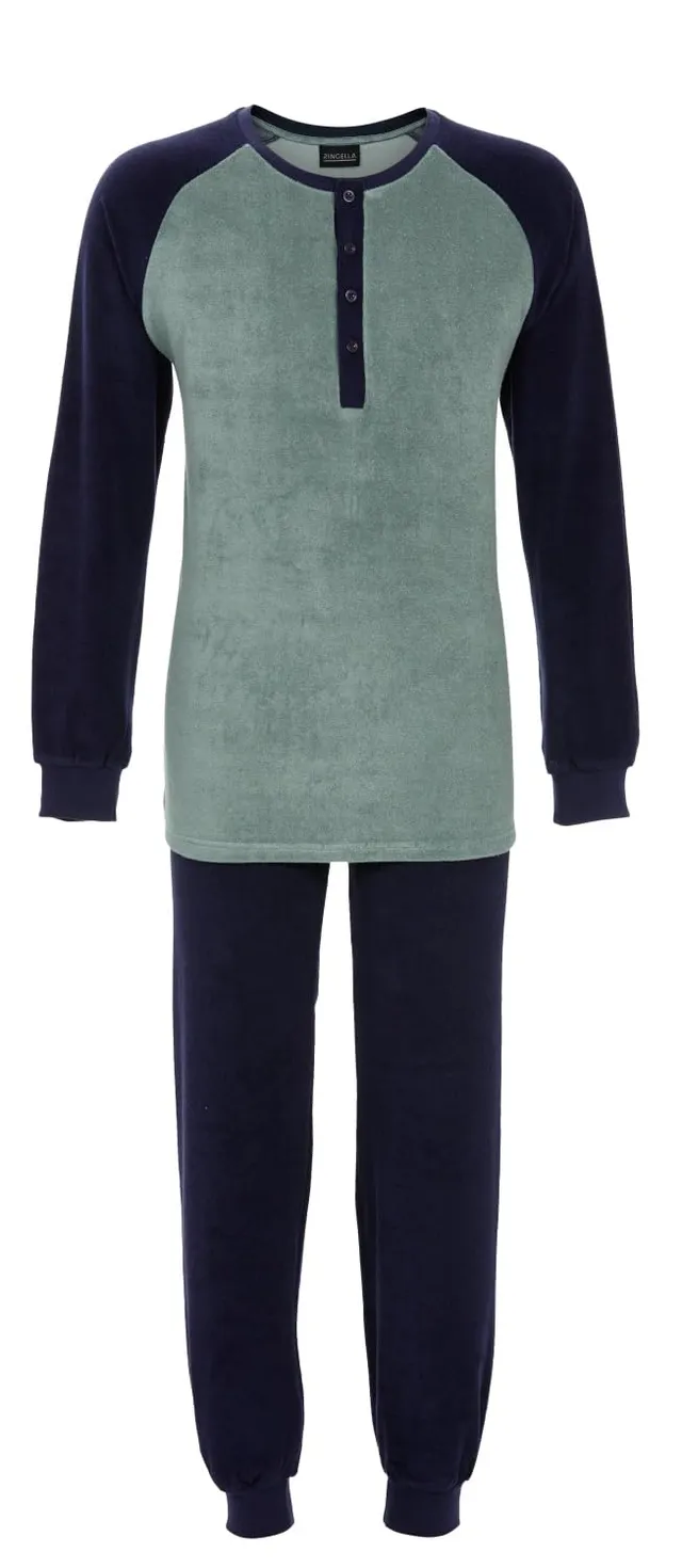 ringella-women-men-pyjama-stretchfrottee-kuschelpyjama-warm image 1