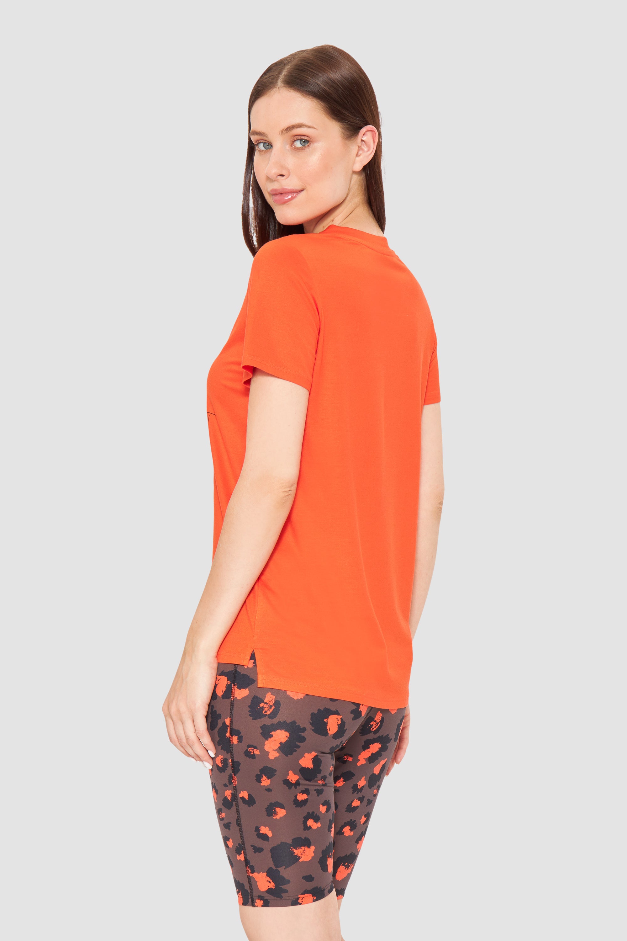 r-sch-be-happy-yoga-shirt-kurzarm-damen-orange-baumwolle image 3