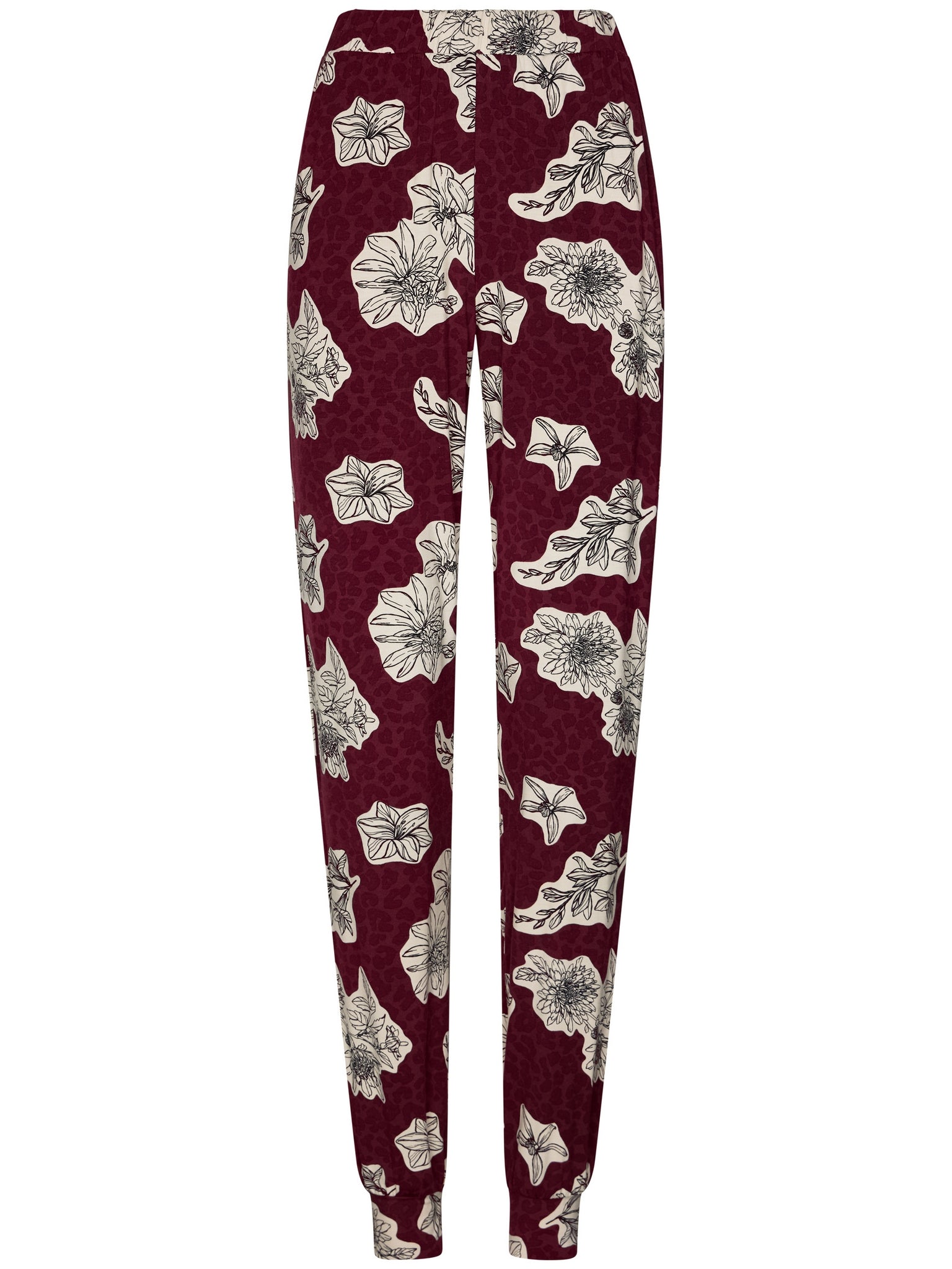 pastunette-premium-burgundy-dream-pyjama-rot-viskose image 2