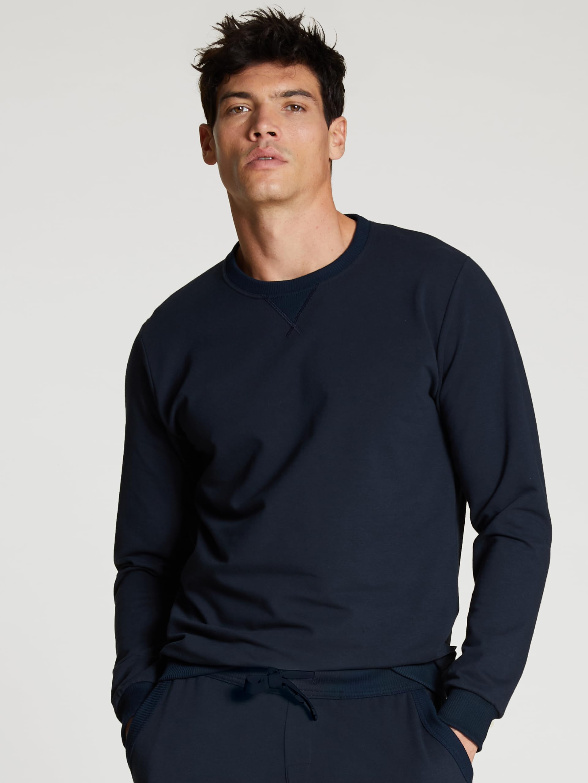 calida-favourites-lounge-circular-sweatshirt-herren-dark-sapphire-46-48 image 2