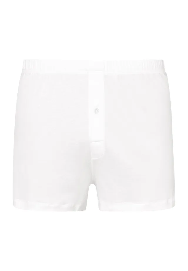hanro-sea-island-cotton-boxershorts-wei-mit-eingriff image 1