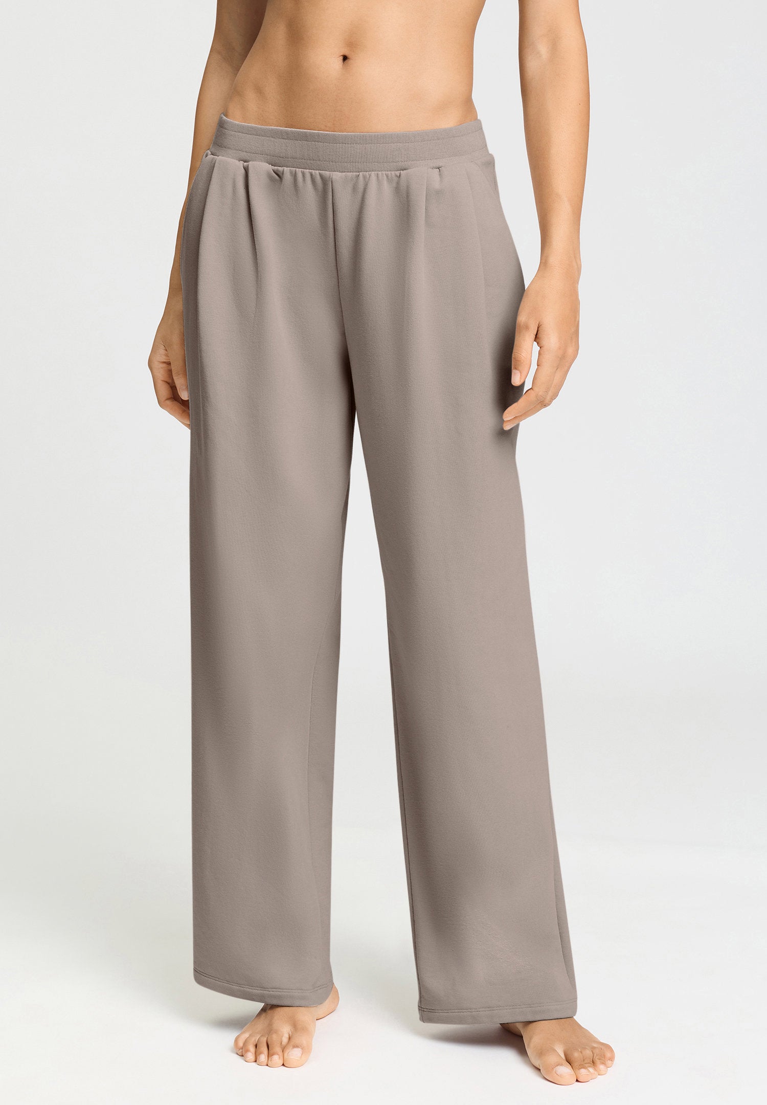 hanro-natural-living-hose-damen-rose-grey-lang image 2