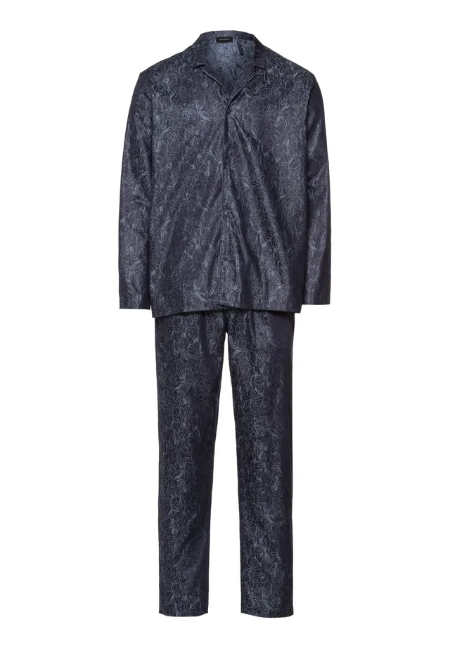 hanro-selection-pyjama-herren-pima-baumwolle-nightshade image 1