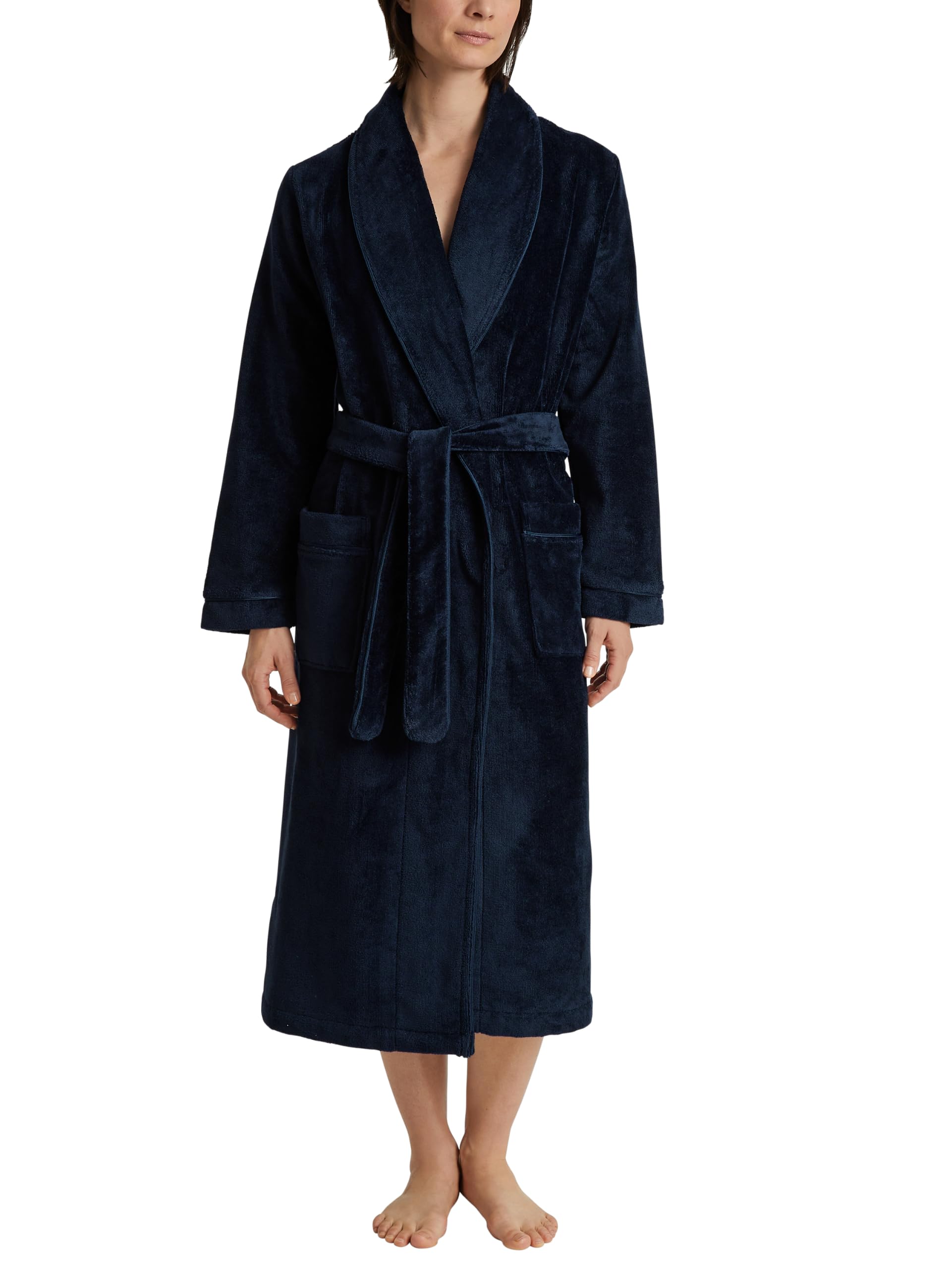 calida-cosy-shower-bademantel-damen-frottee-blau image 1