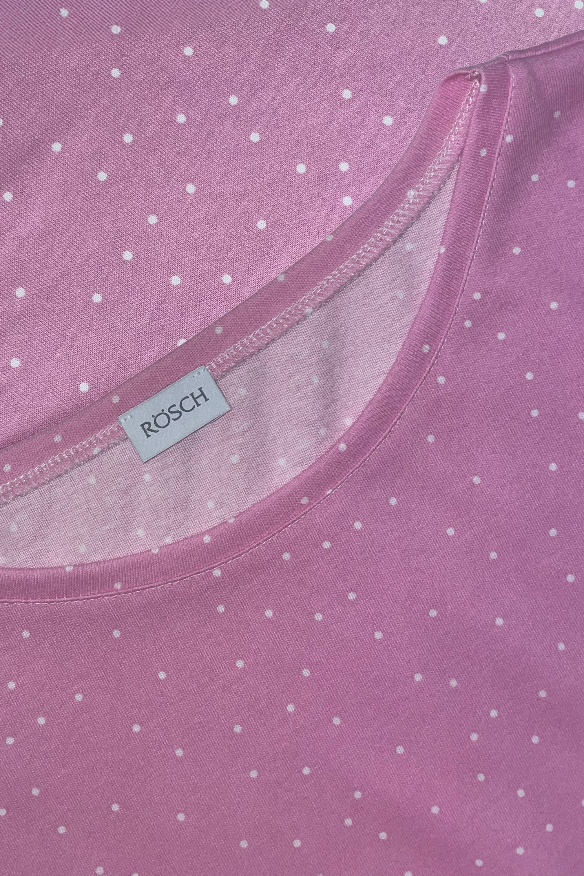 r-sch-be-happy-nachthemd-punktedruck-schlafhemd-rosa-baumwolle image 4