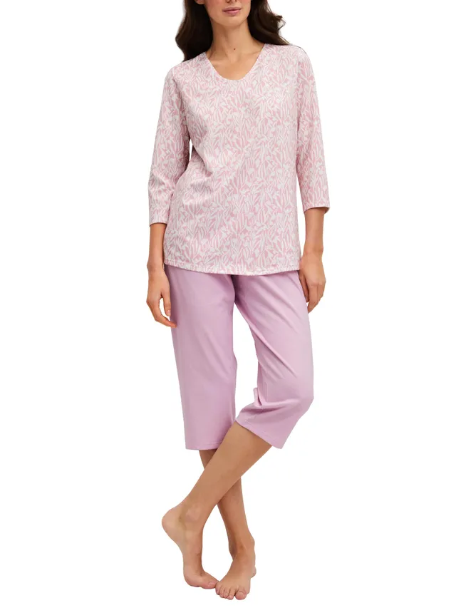 calida-favourites-kurz-pyjama-damen-baumwolle-gr-44-46-blau image 1