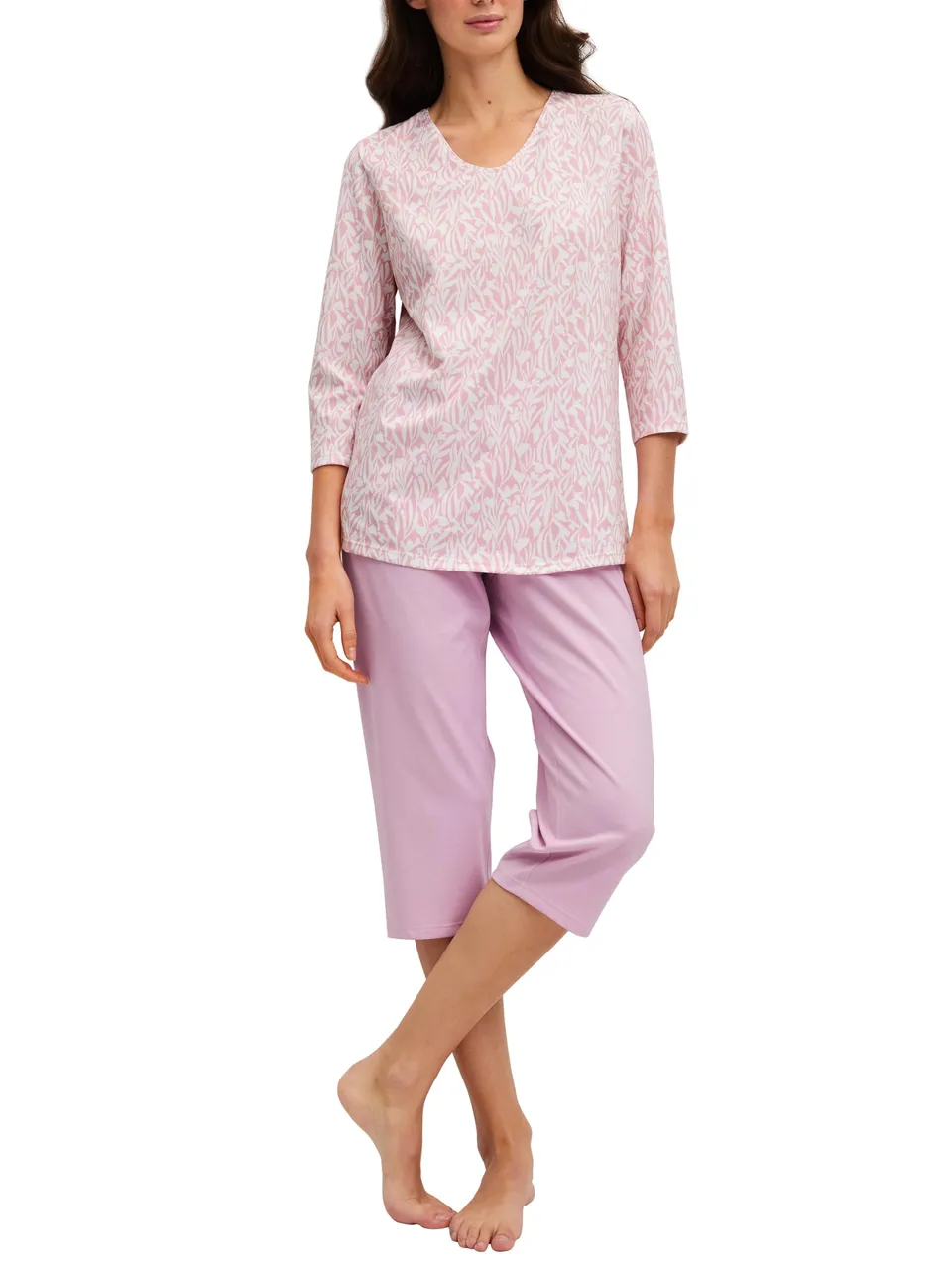 calida-favourites-kurz-pyjama-damen-baumwolle-gr-44-46-blau image 1