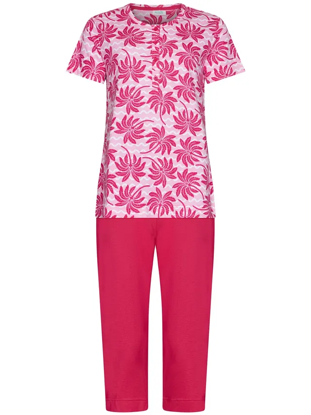 myrebelle-palm-springs-pyjama-rosa-bio-baumwolle image 1