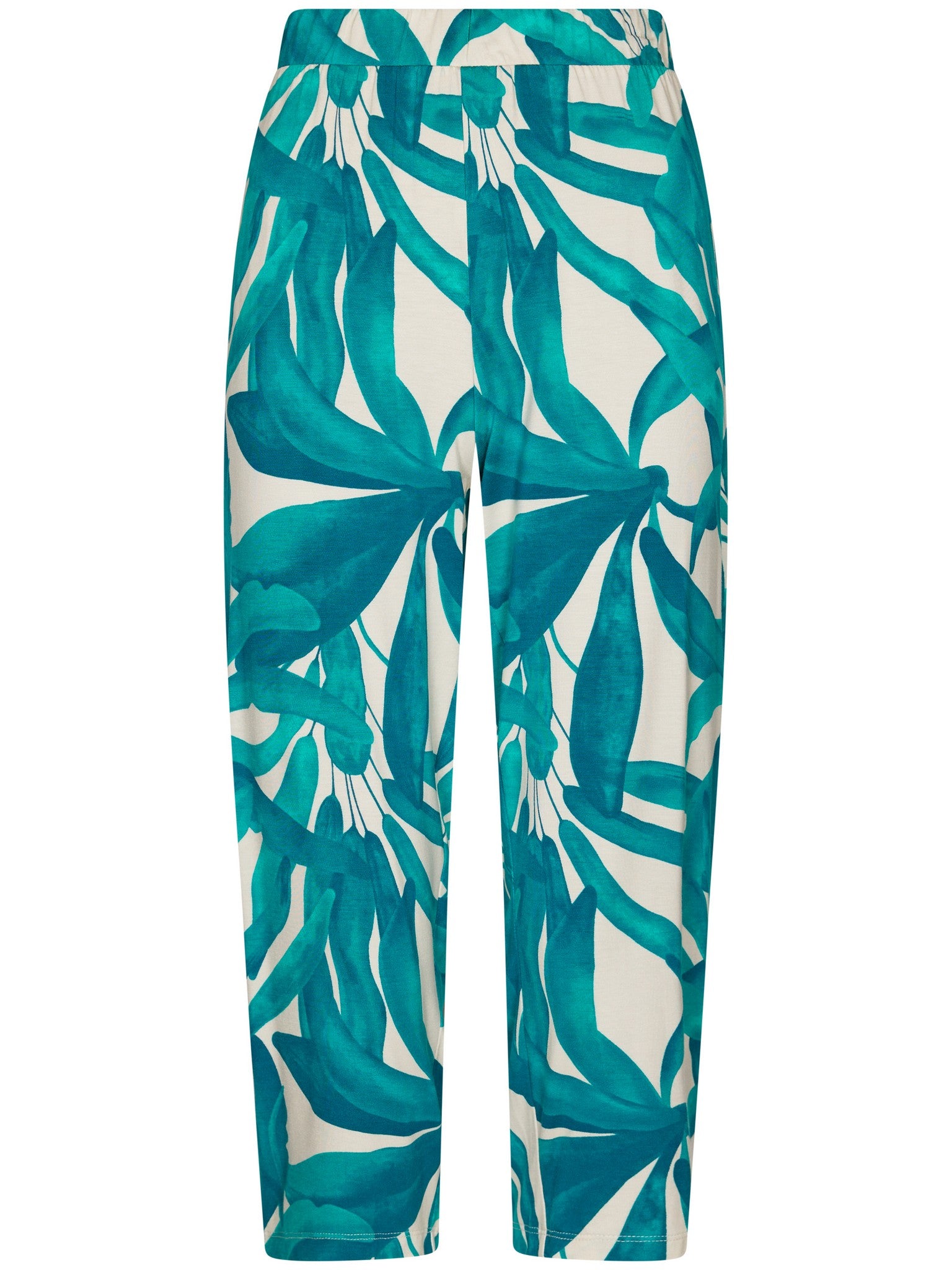 pastunette-premium-emerald-oasis-pyjama-t-rkis-3-4-hose image 2