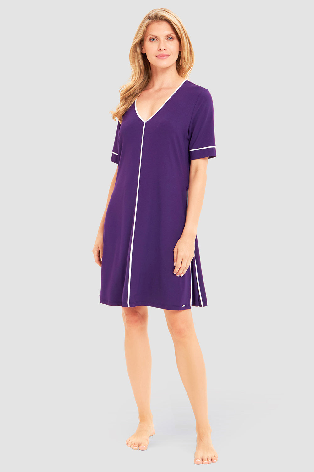r-sch-be-happy-strandkleid-knielang-pink-v-ausschnitt image 6