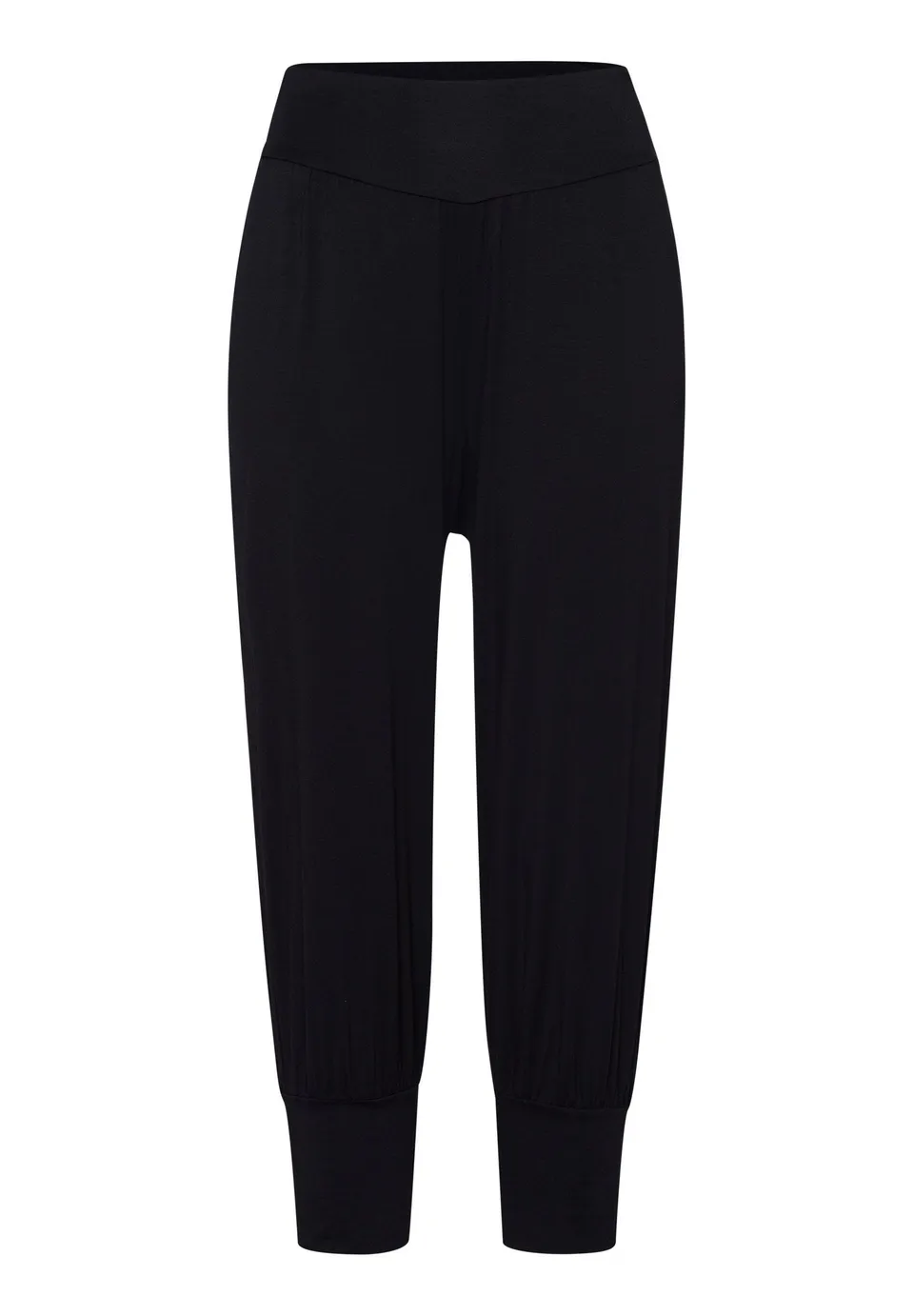 hanro-yoga-hose-black-beauty-lang-tencel-modal image 1