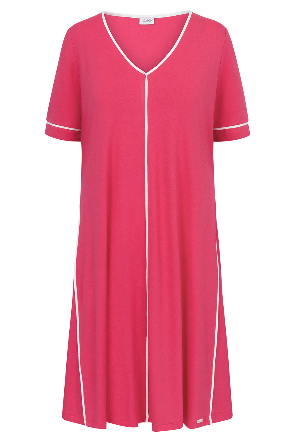 r-sch-be-happy-strandkleid-knielang-pink-v-ausschnitt image 2