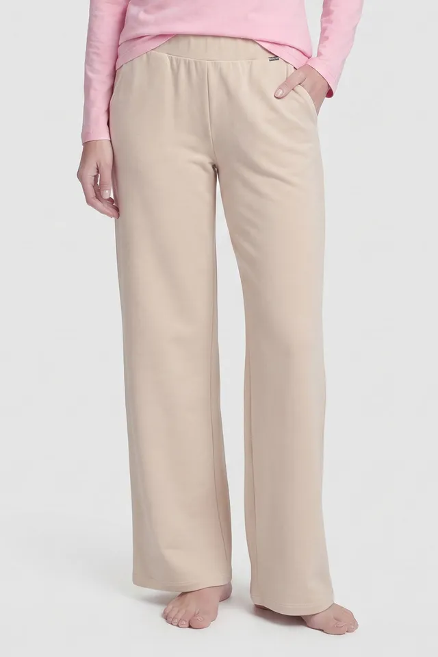 r-sch-be-happy-loungehose-lang-beige-sweatware image 1