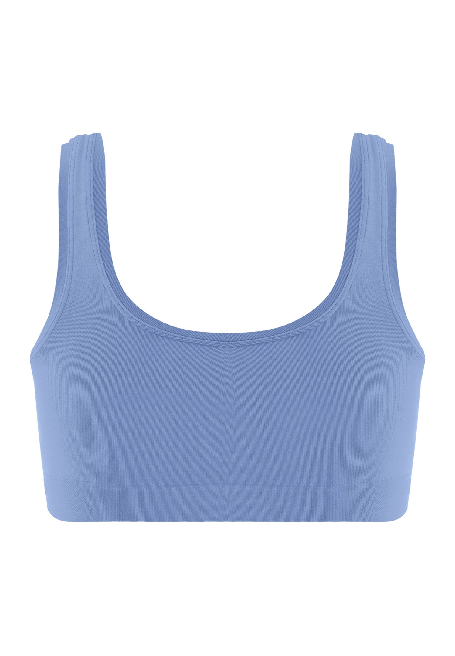 hanro-touch-feeling-crop-top-bluebird-microfaser-bustier image 3