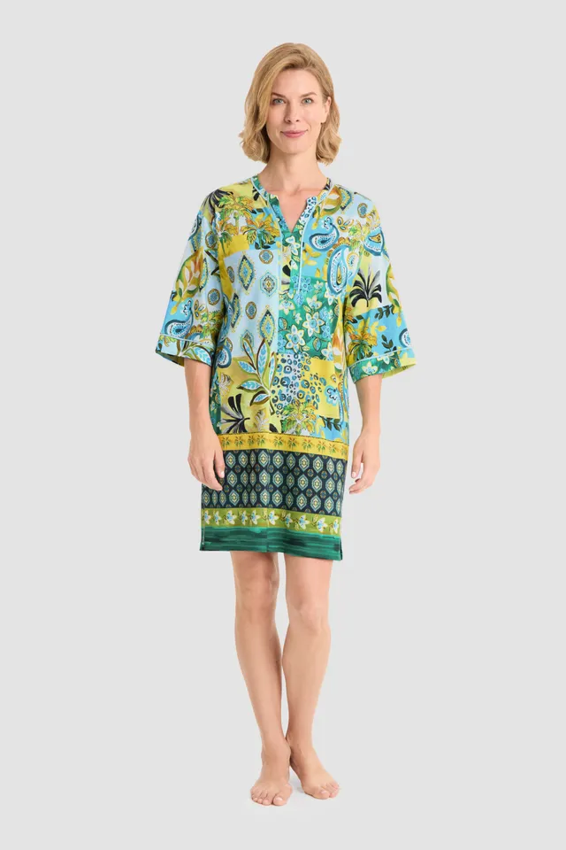 r-sch-be-happy-nachthemd-paisley-3-4-arm-baumwolle-modal image 1