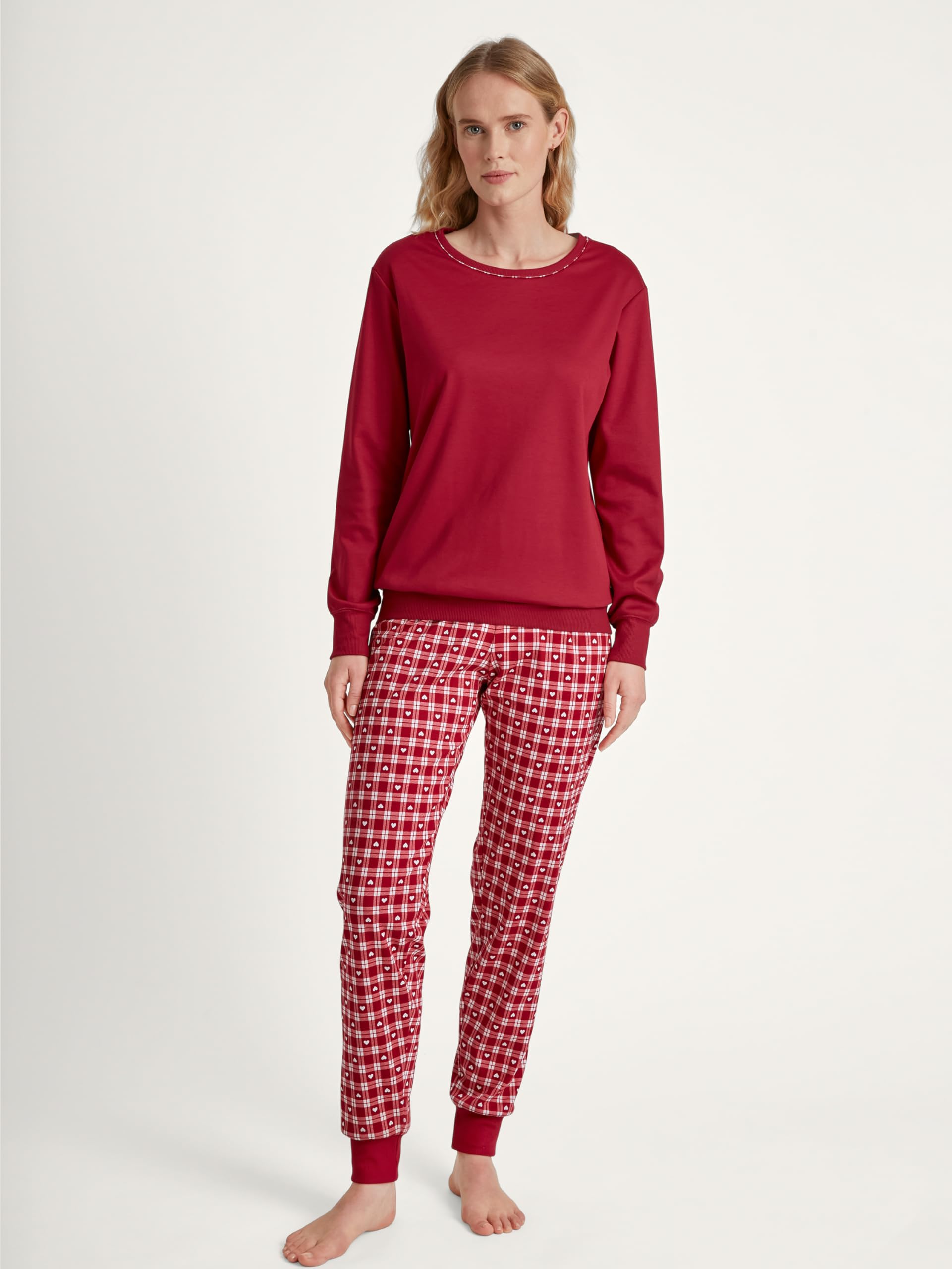 calida-family-friends-pyjama-damen-48-50-baumwolle-b-ndchen image 2