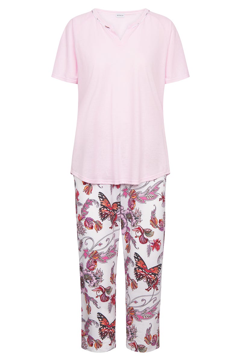 r-sch-be-happy-pyjama-7-8-schlafanzug-rosa-baumwolle image 2