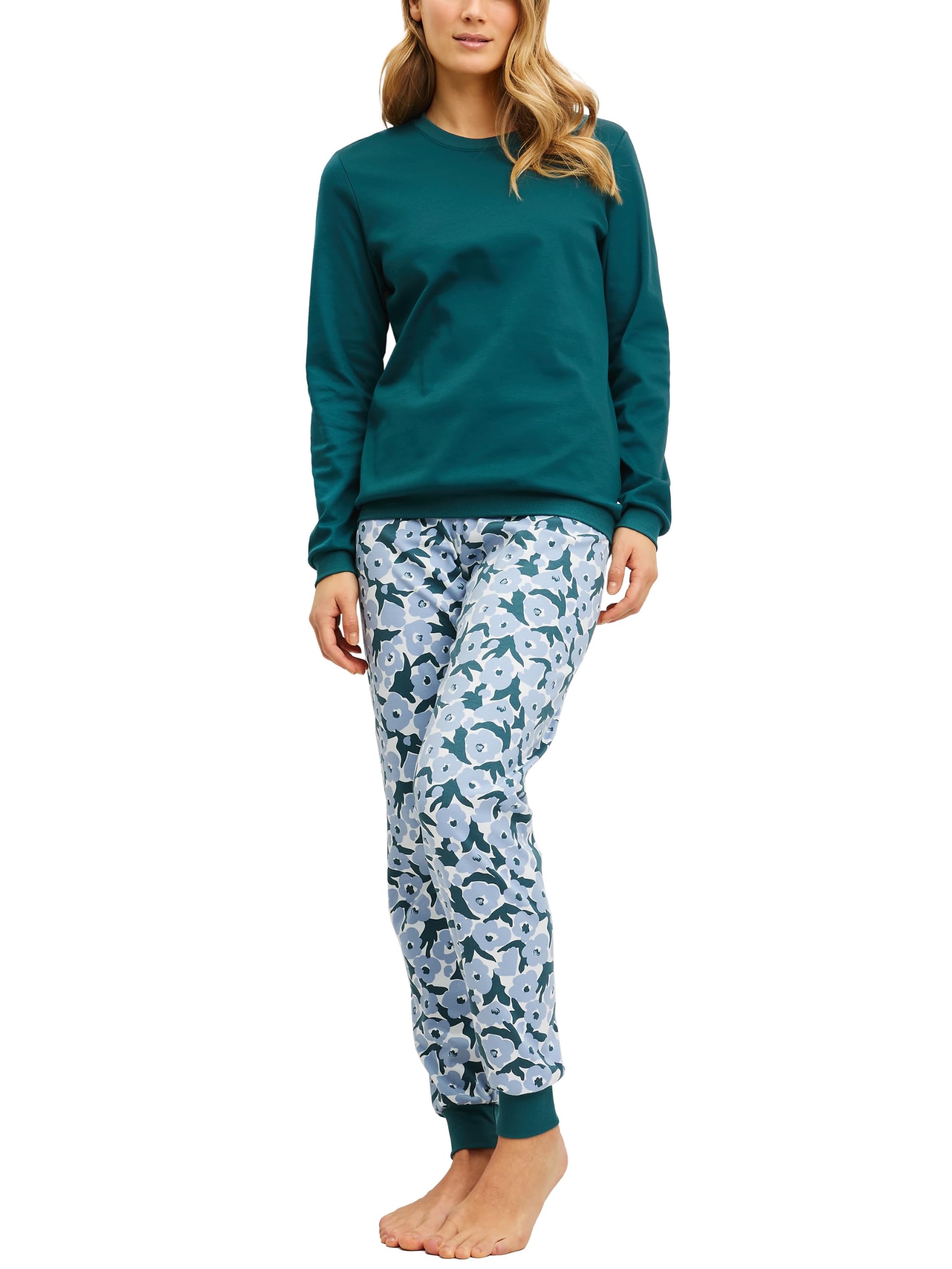 calida-favourites-dreams-midnight-flowers-pyjama-44-46-b-ndchen image 1