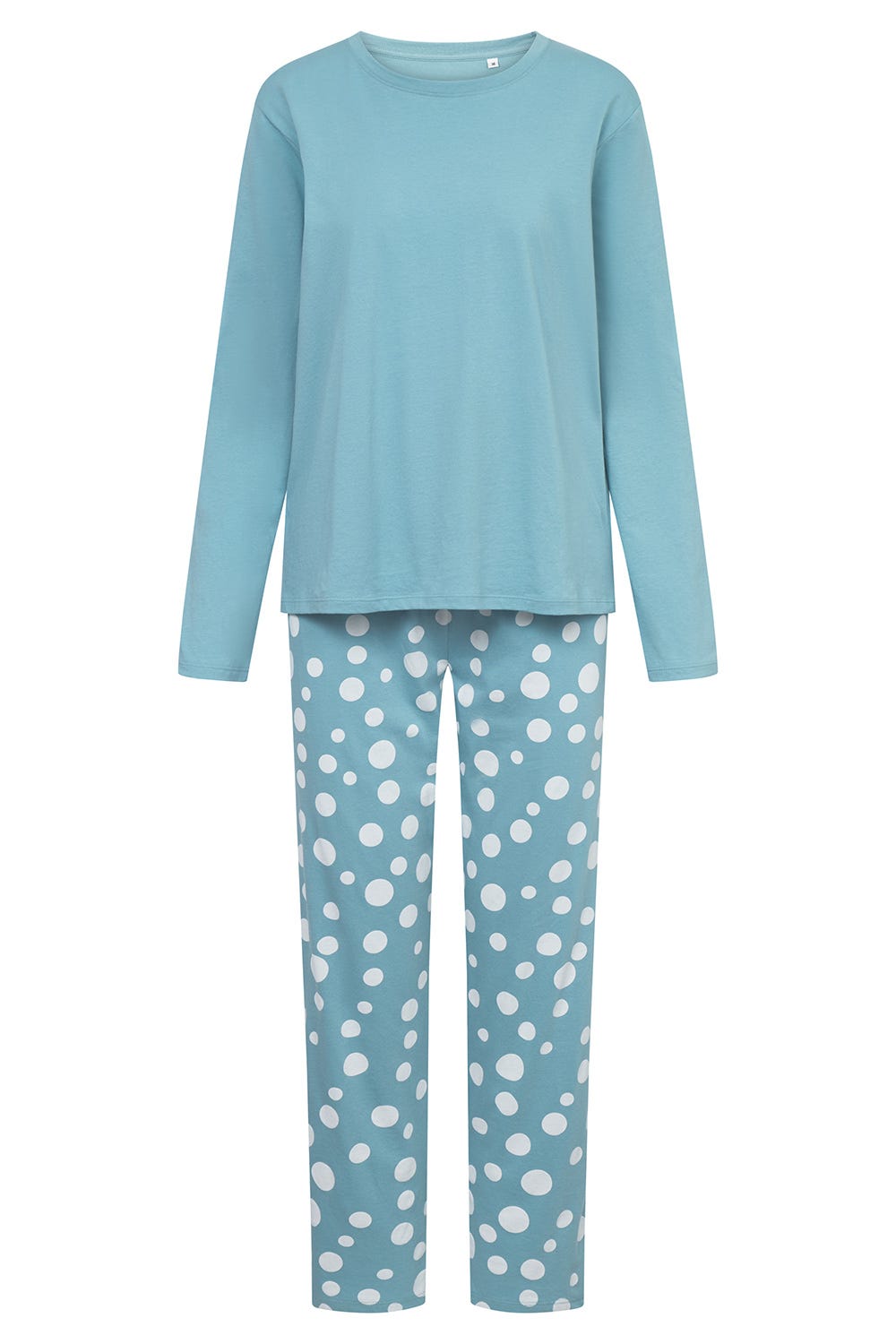r-sch-be-happy-7-8-pyjama-tupfendruck-schlafanzug-t-rkis image 2