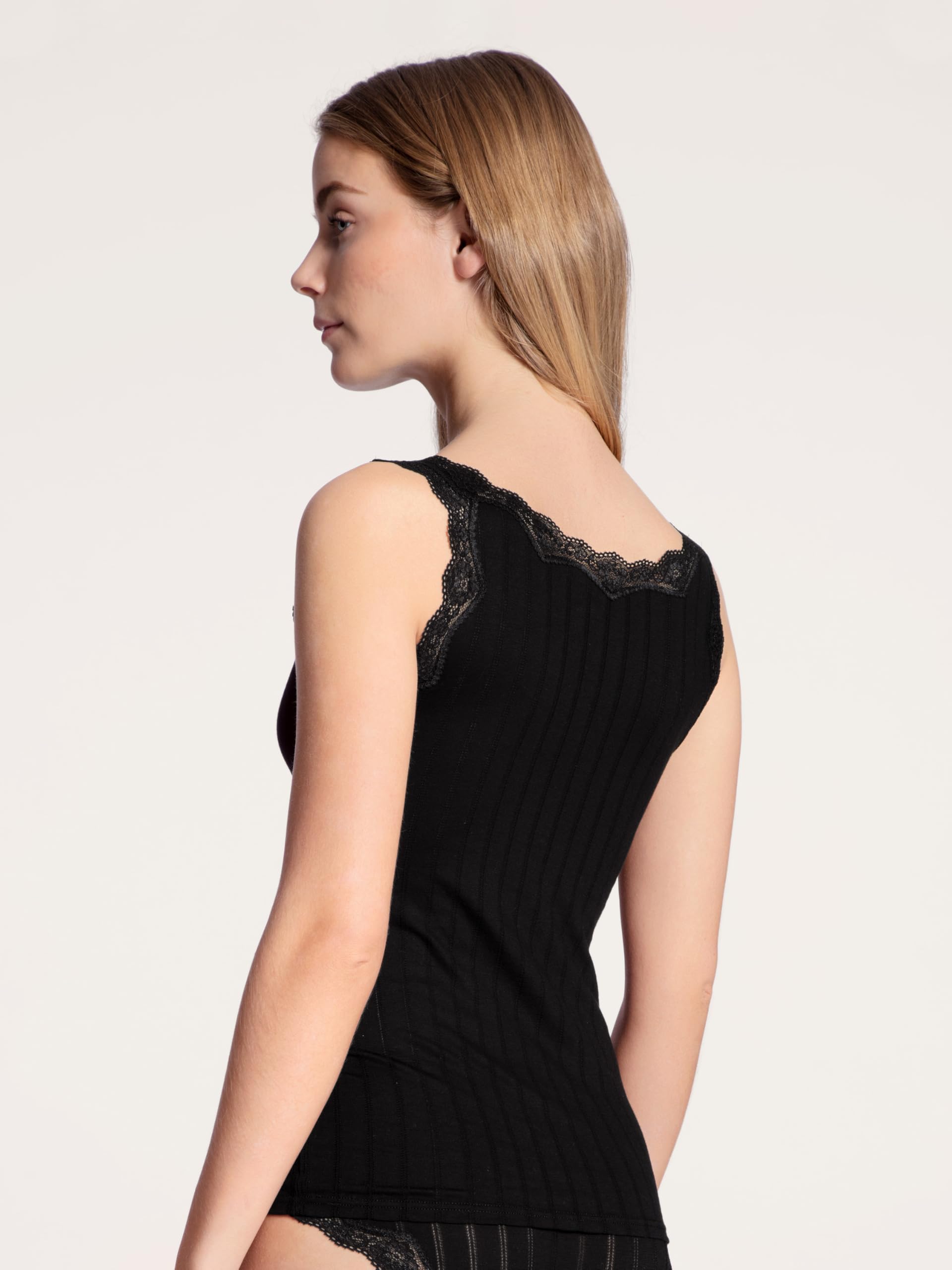 calida-etude-toujours-tank-top-damen-spitze-nadelstreifen image 3