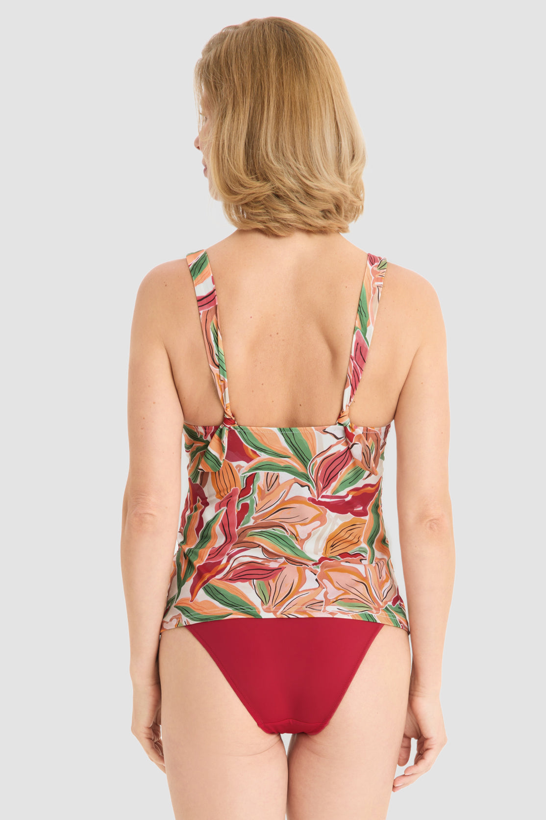 r-sch-be-happy-tankini-orange-bl-ttermuster-mit-cups image 3
